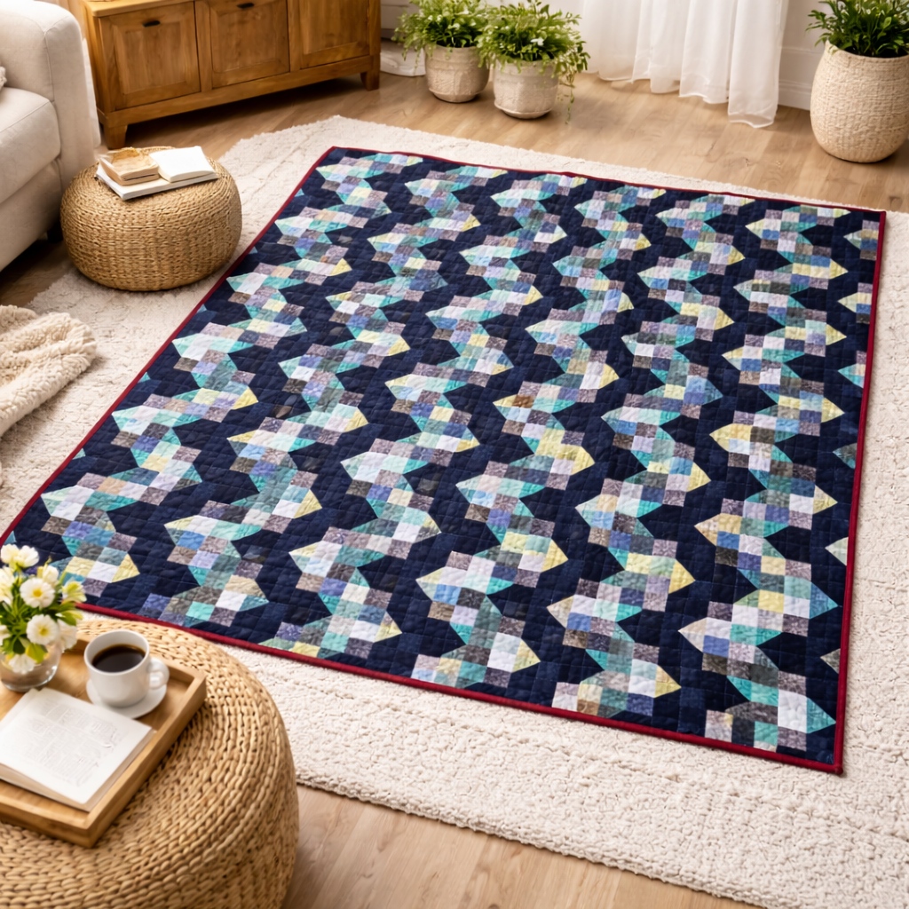 Midnight Arrows Quilt Pattern