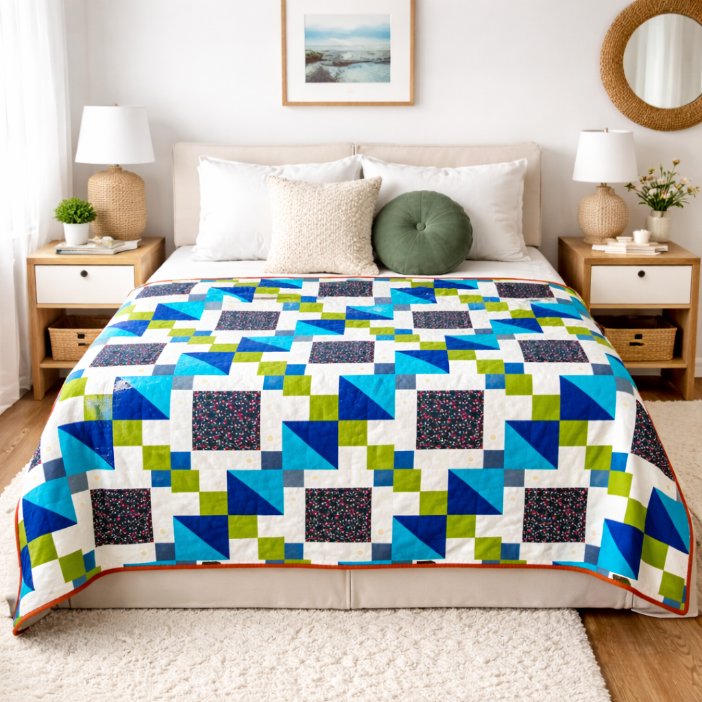 Modern Mosaic Quilt Pattern