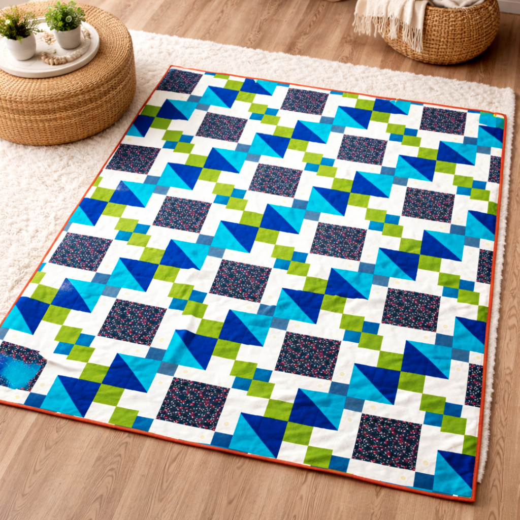 Modern Mosaic Quilt Pattern