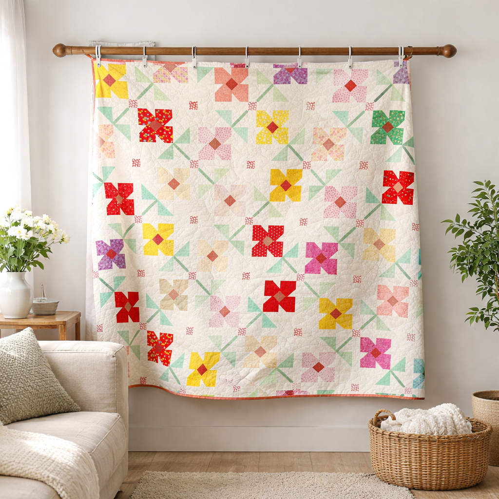 Mother's Flowers Quilt Pattern