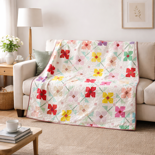 Mother's Flowers Quilt Pattern