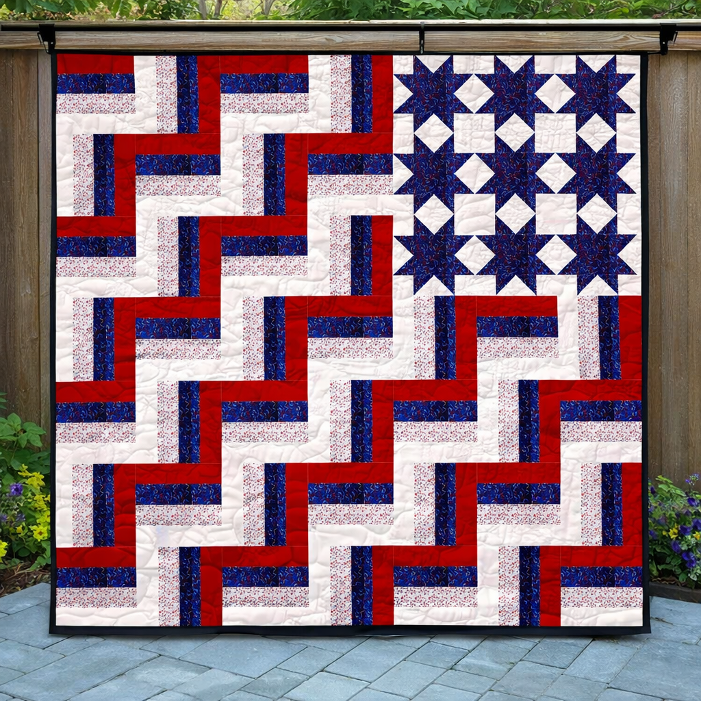 Patriotic Pathways Quilt Pattern