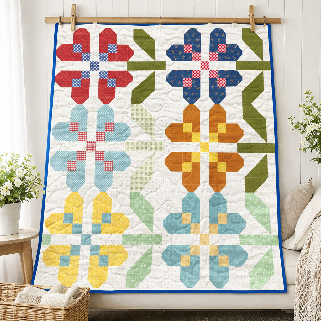 Petal Pathways Quilt Pattern