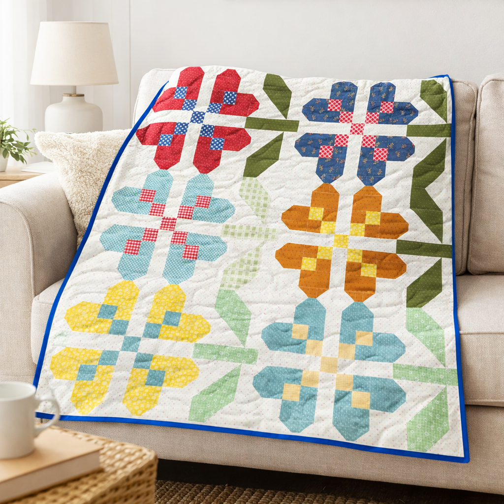 Petal Pathways Quilt Pattern