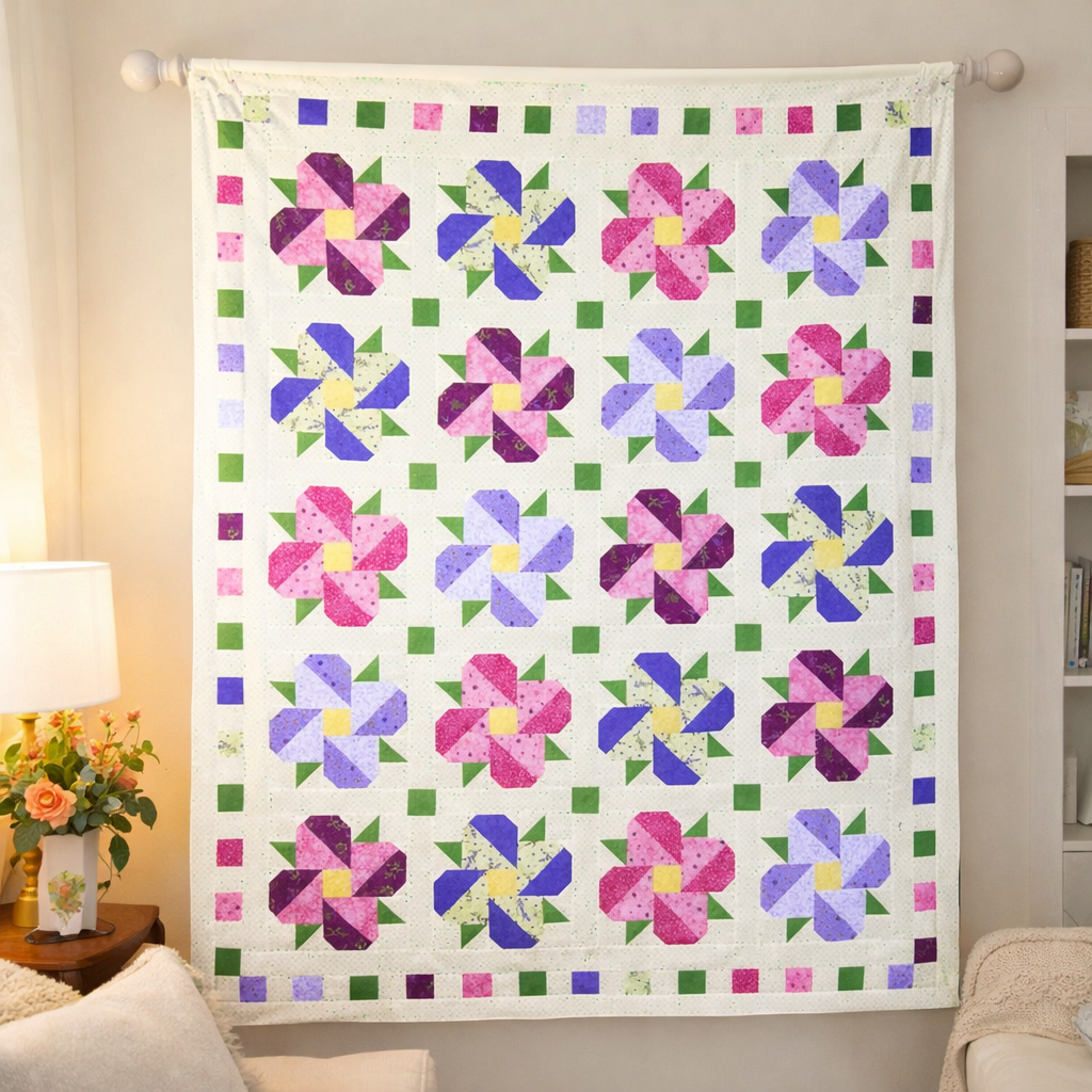 Pocket full of Posies Quilt pattern