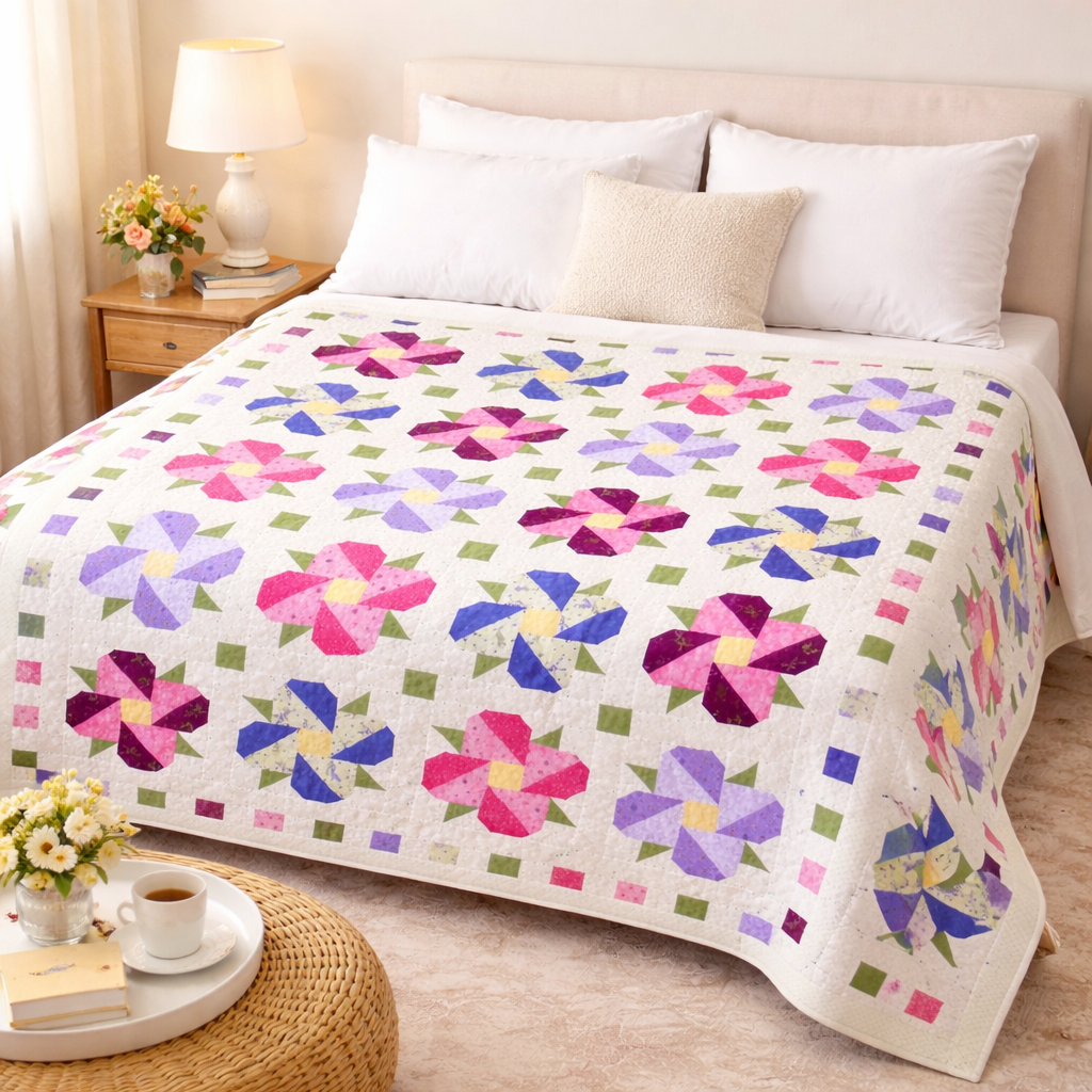 Pocket full of Posies Quilt pattern