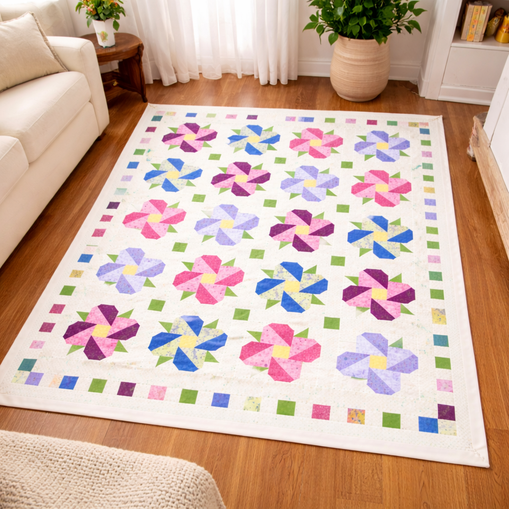 Pocket full of Posies Quilt pattern