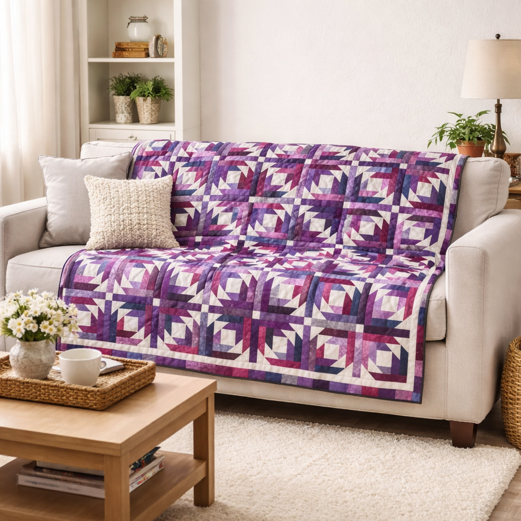 Purple Amethyst Quilt Pattern