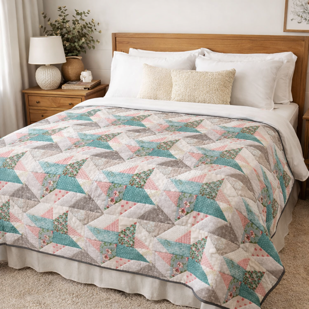Radiant Galaxy Quilt Pattern