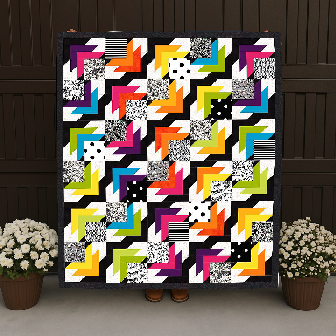 Rainbow Bliss Quilt Pattern