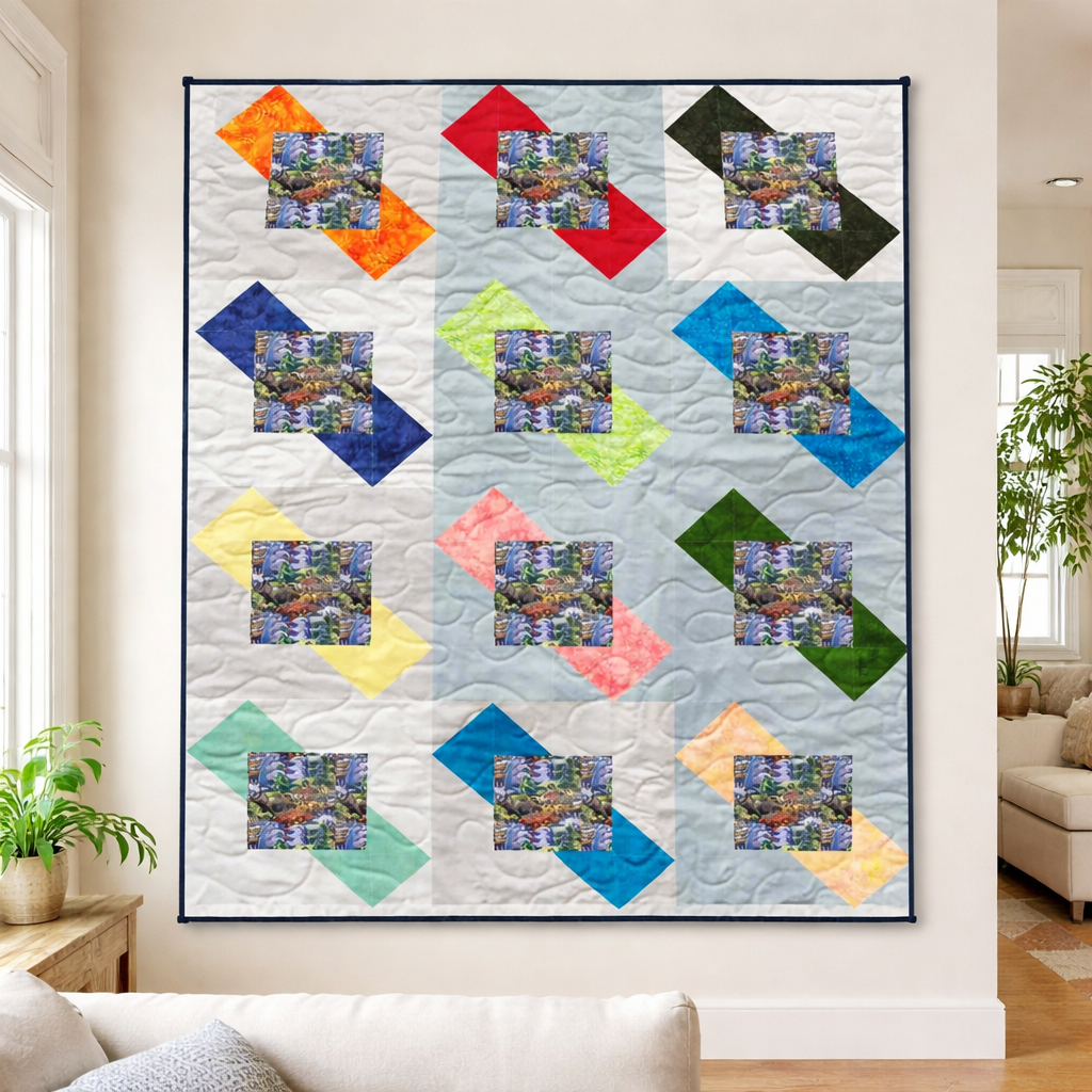 Rainbow Reflections Quilt Pattern