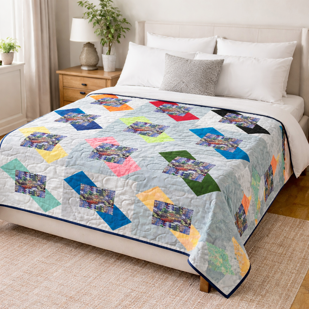 Rainbow Reflections Quilt Pattern