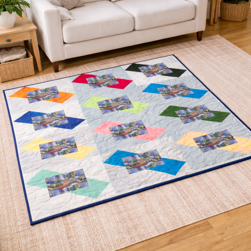 Rainbow Reflections Quilt Pattern