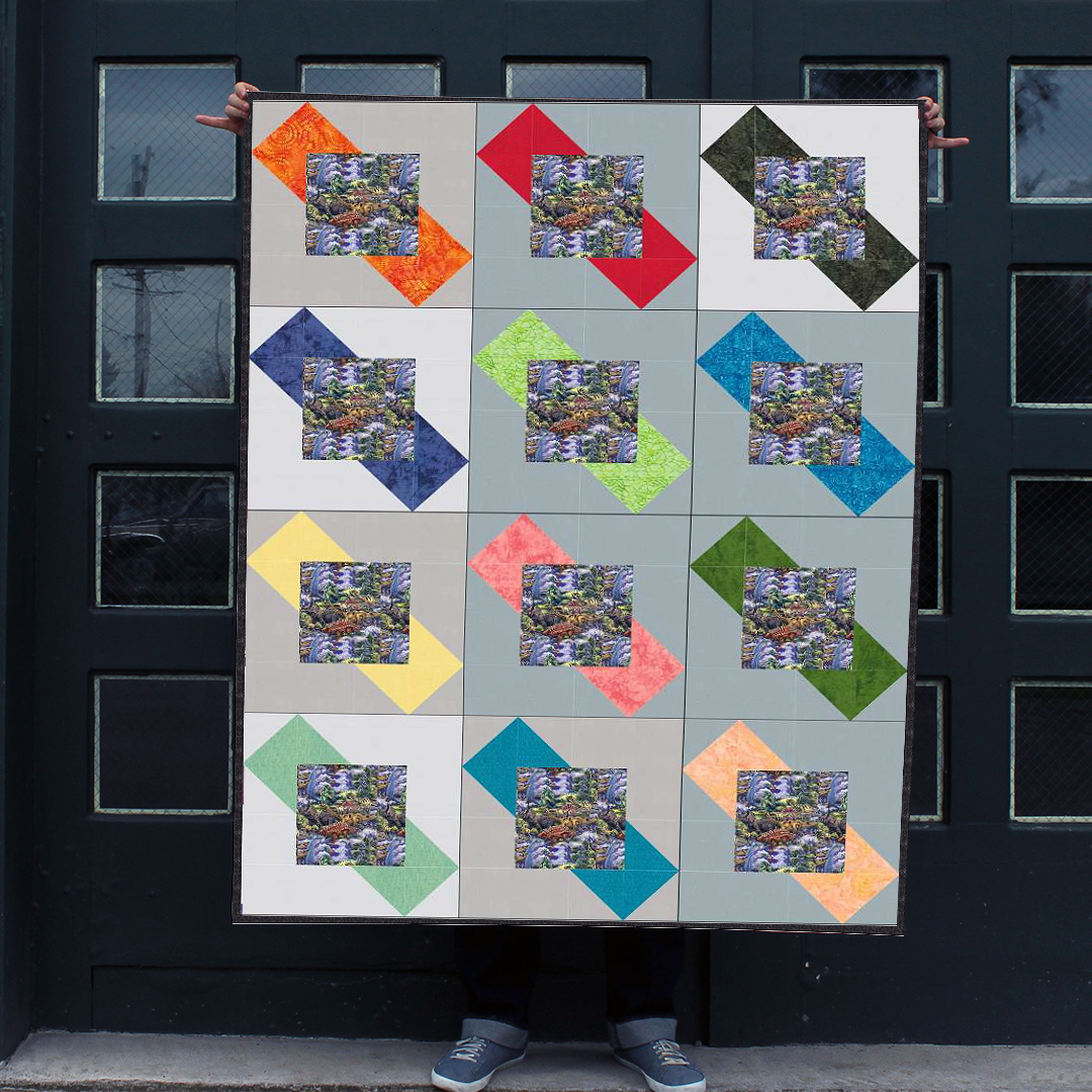 Rainbow Reflections Quilt Pattern