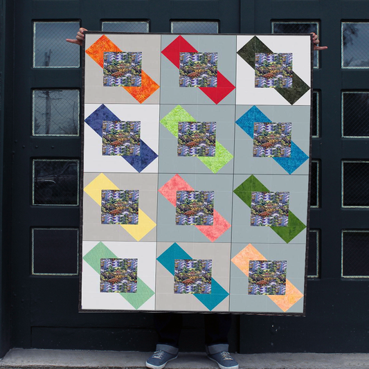 Rainbow Reflections Quilt Pattern