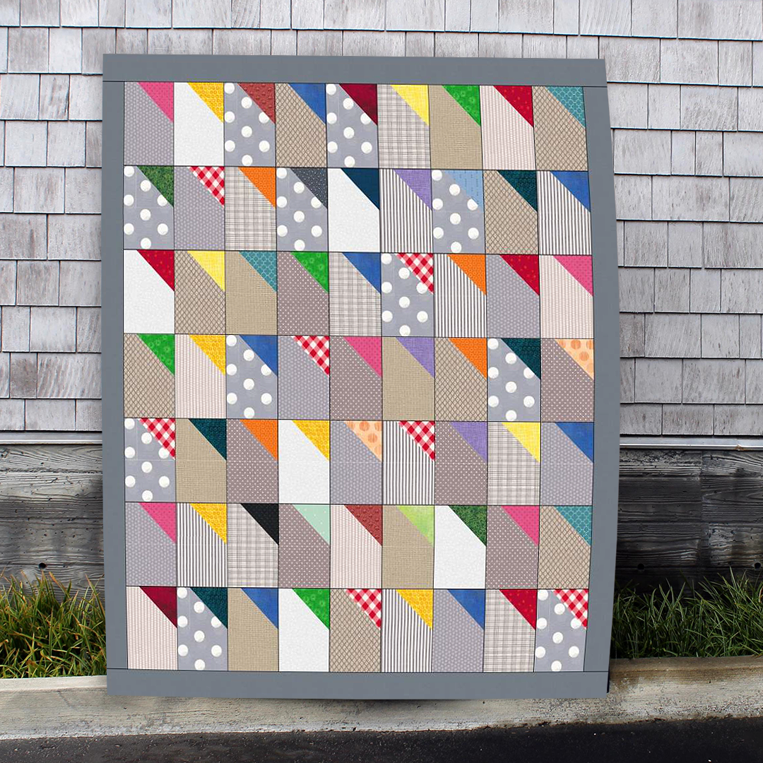 Rainbow Waves Quilt Pattern