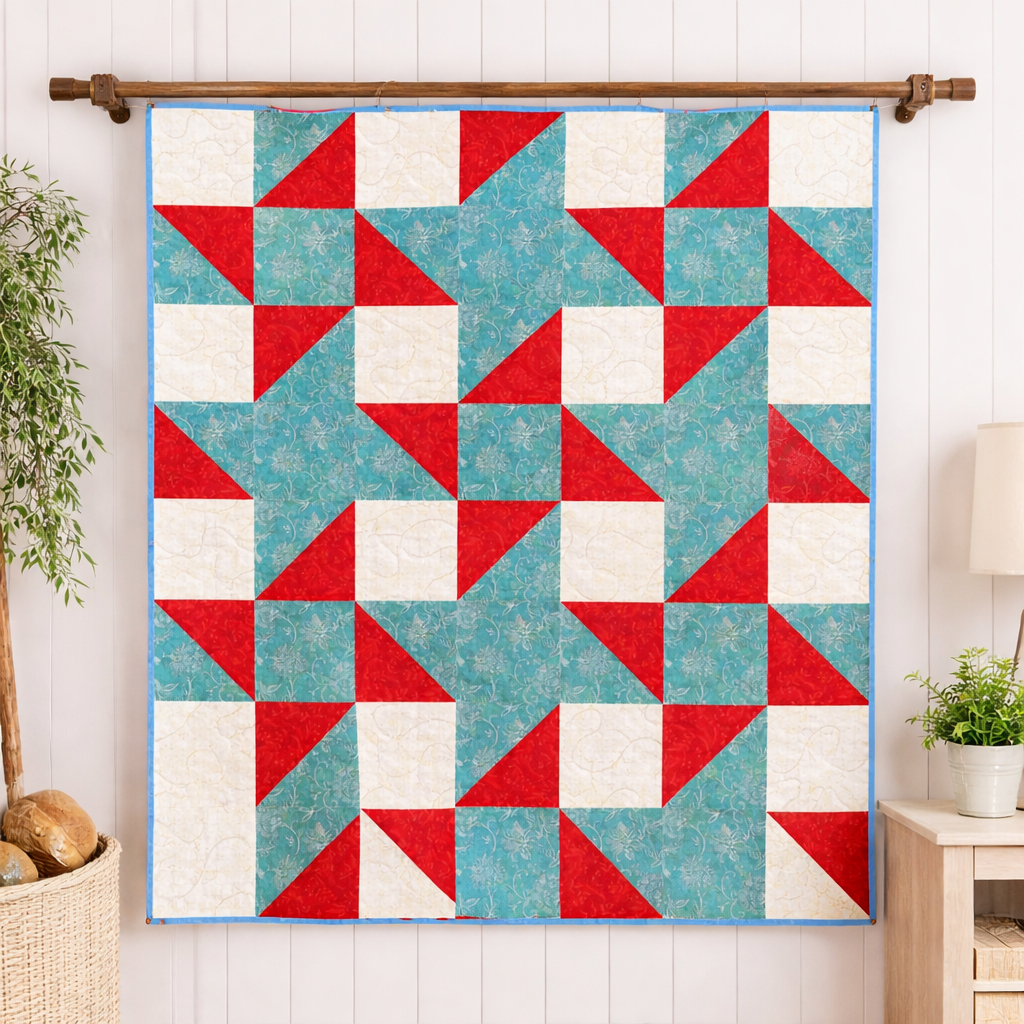 Ruby Starlight Quilt Pattern