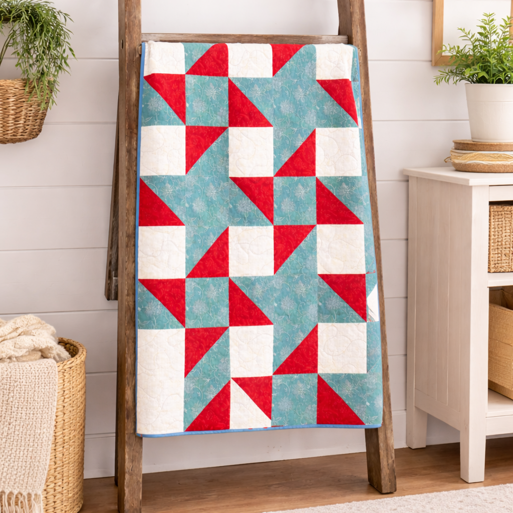 Ruby Starlight Quilt Pattern