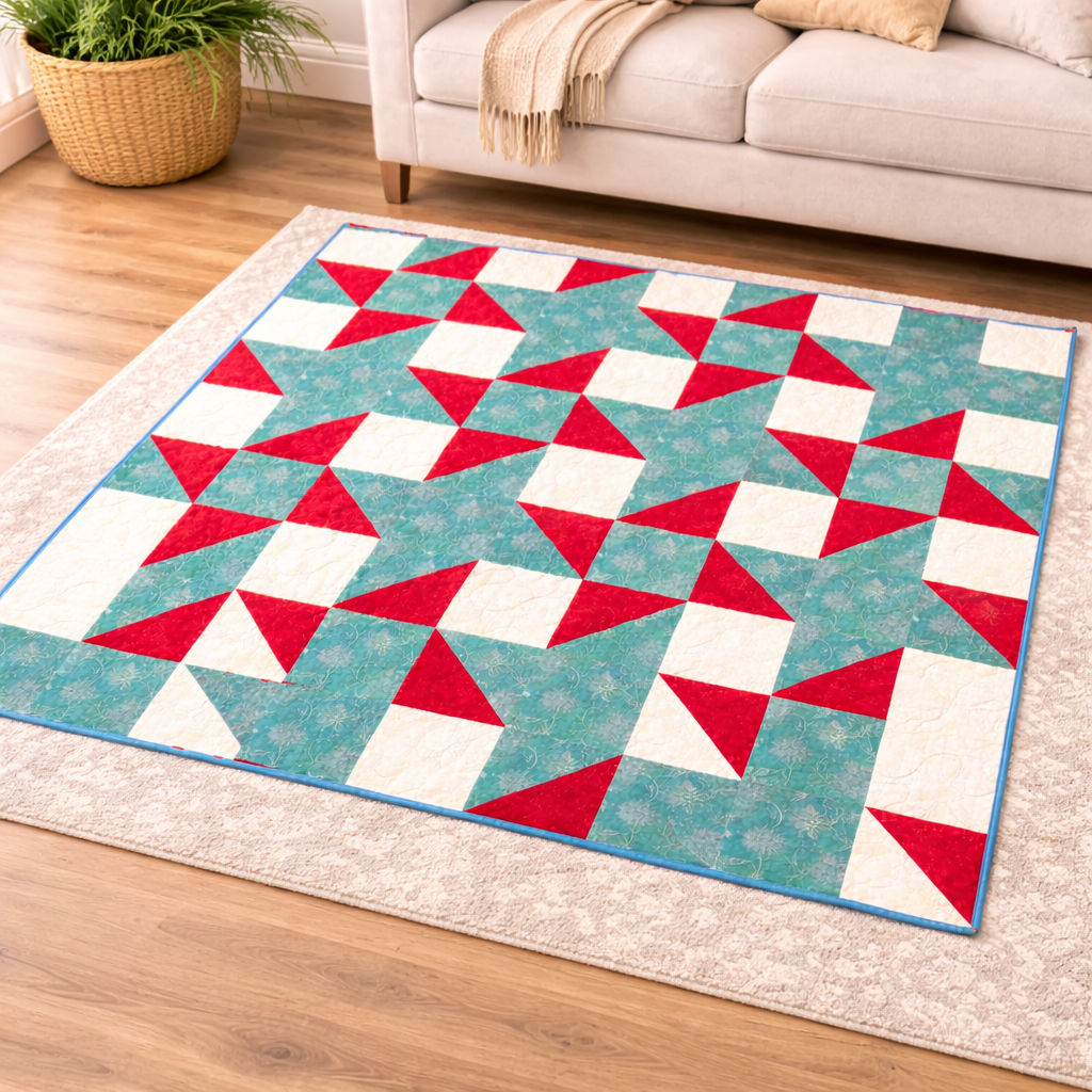 Ruby Starlight Quilt Pattern