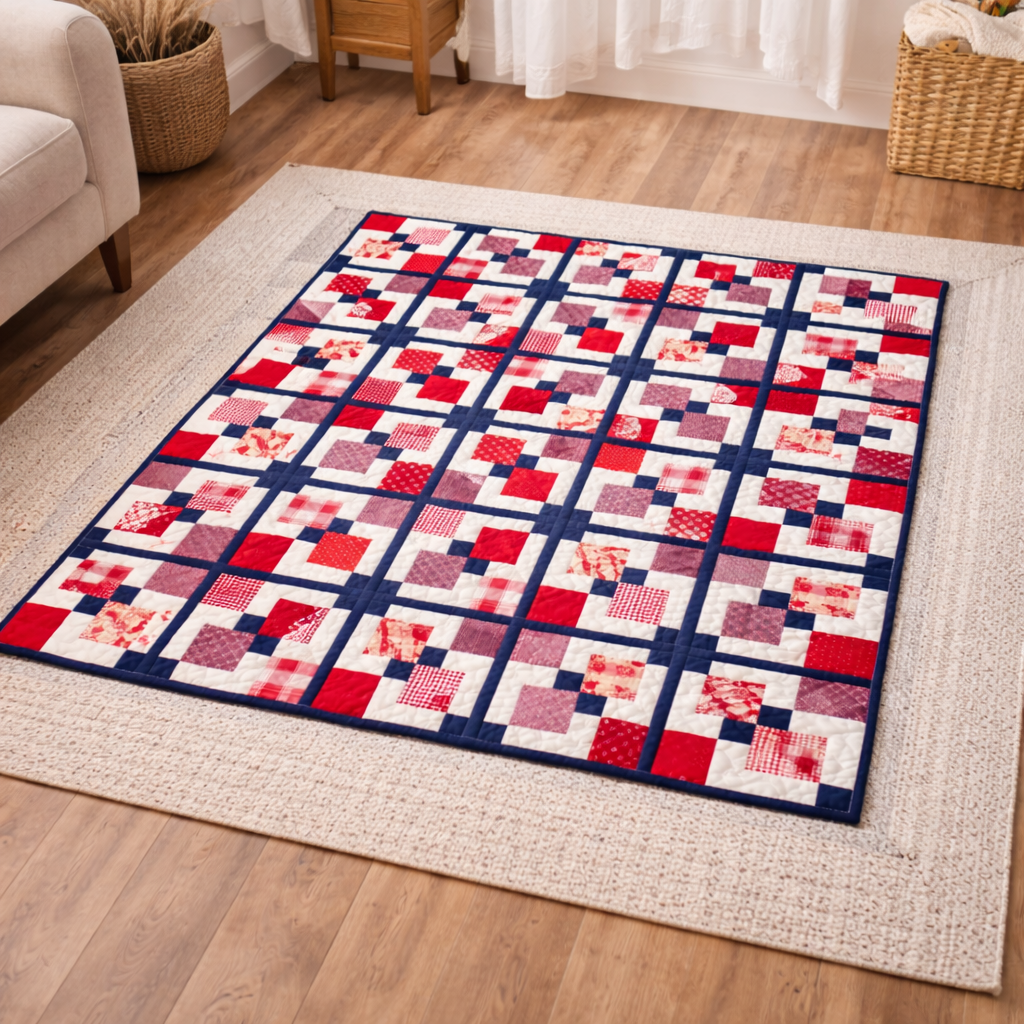 Square Family Quilt Pattern