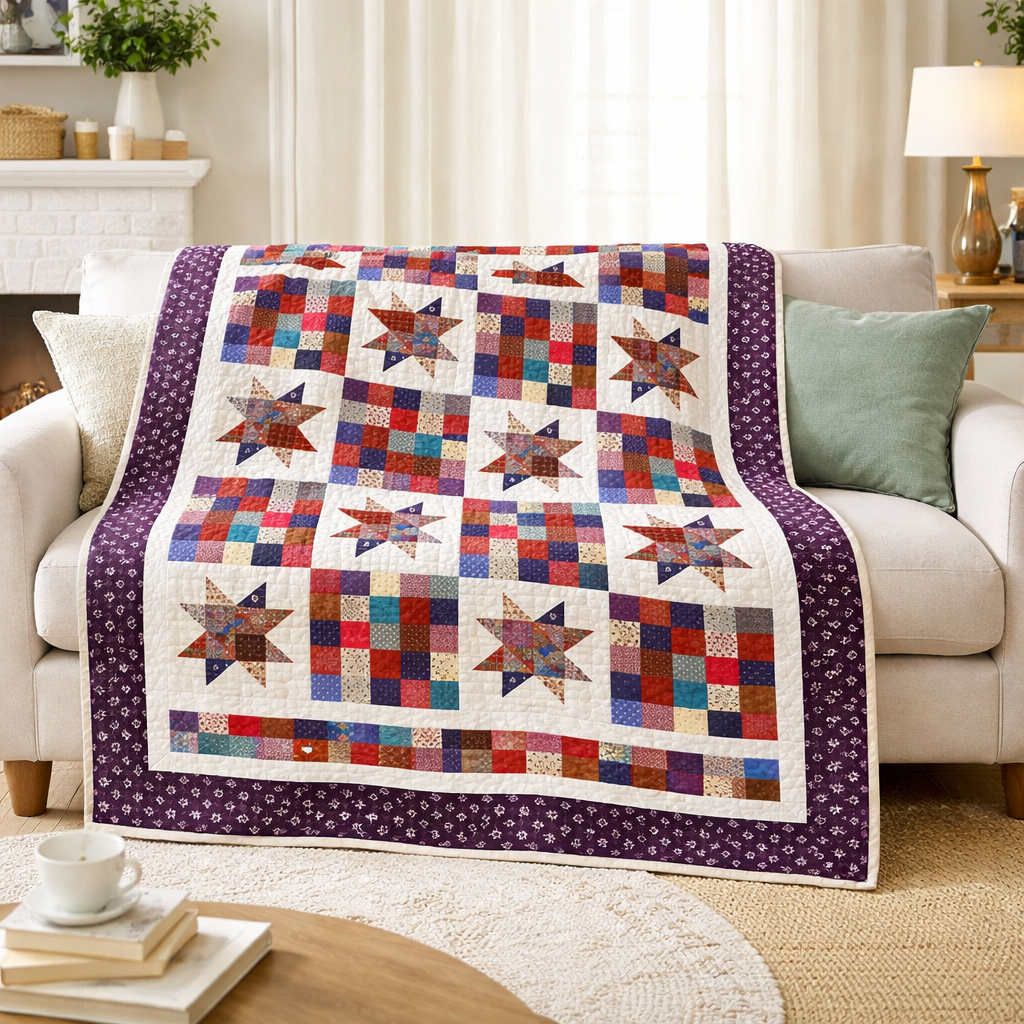 Star Spangled Stitches Quilt Pattern