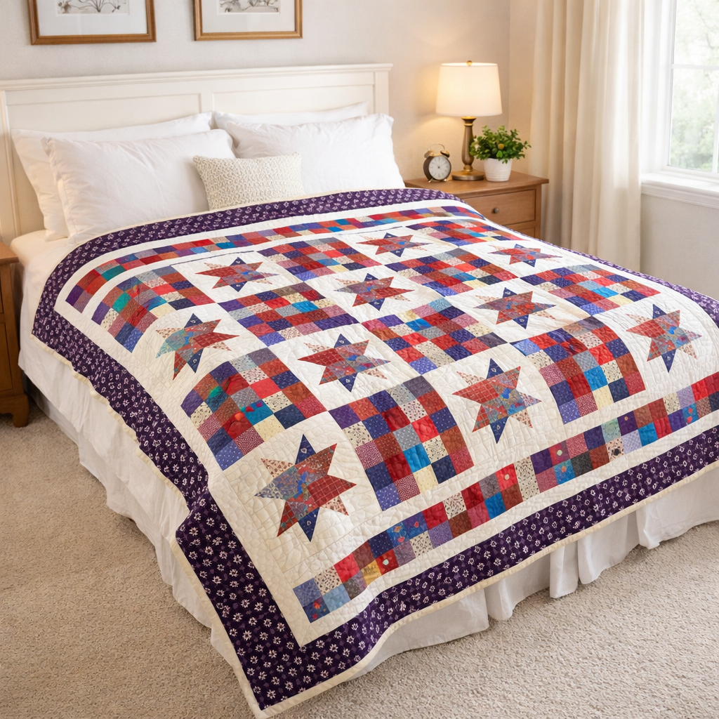 Star Spangled Stitches Quilt Pattern