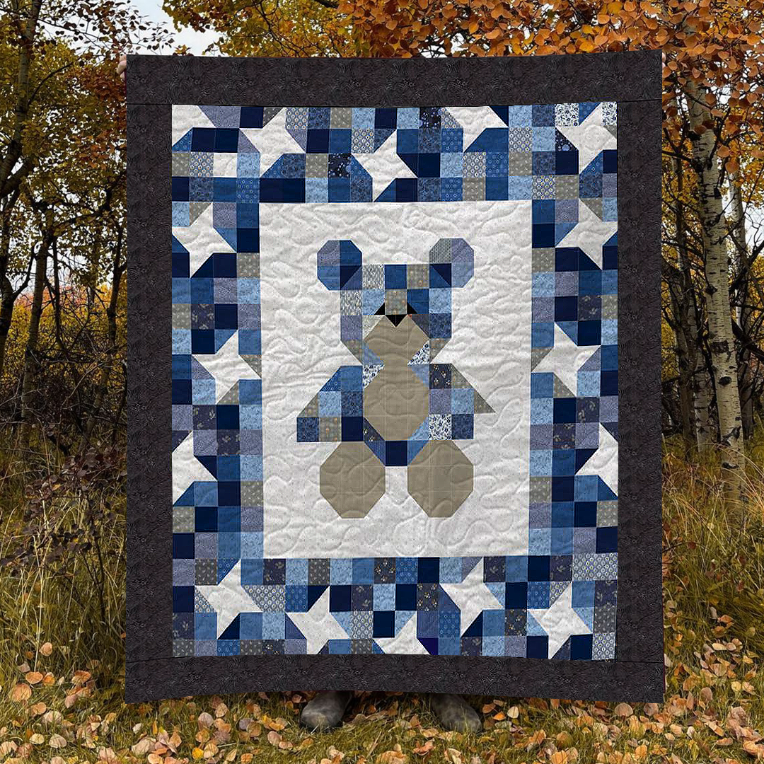 Starlight Teddy Quilt Pattern