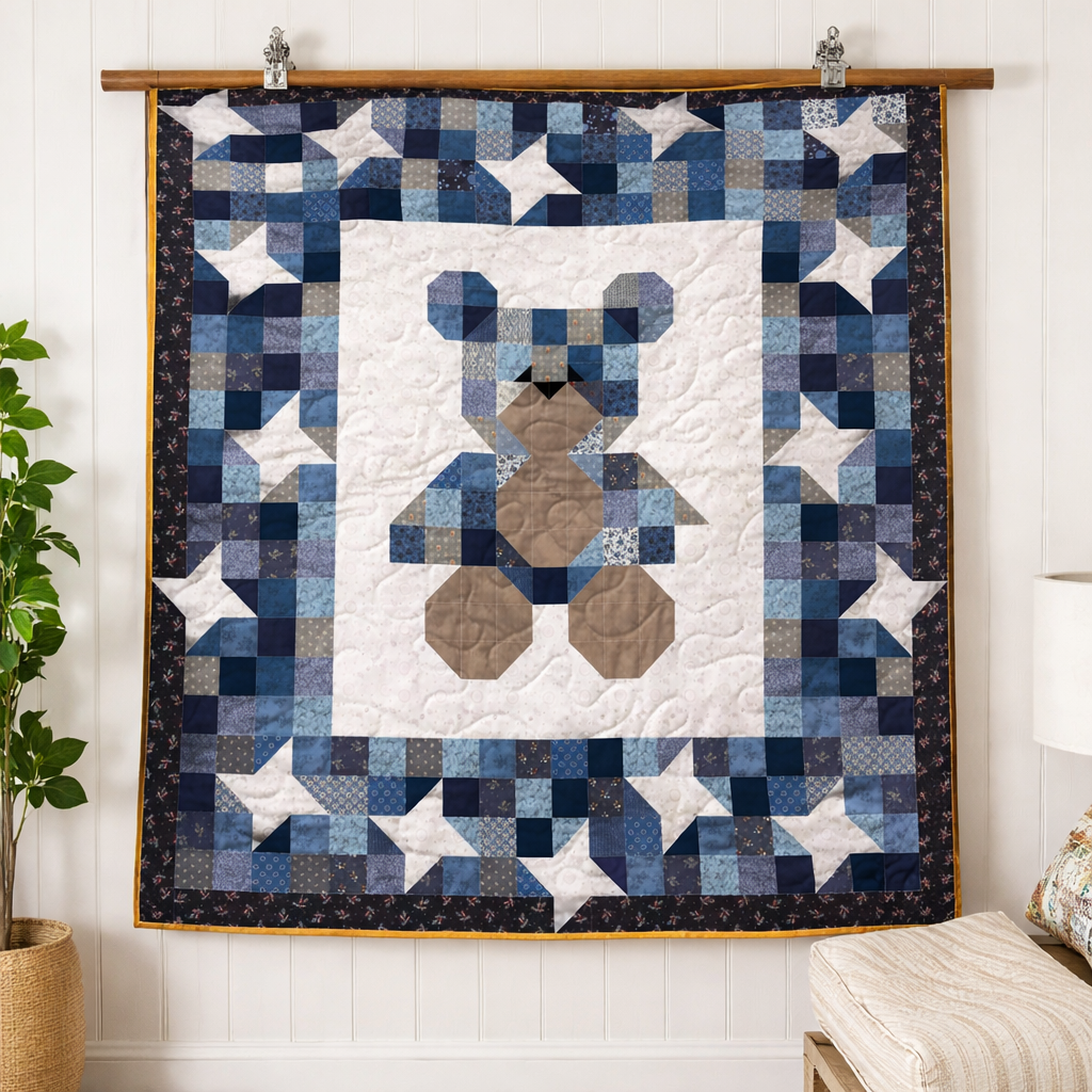 Starlight Teddy Quilt Pattern