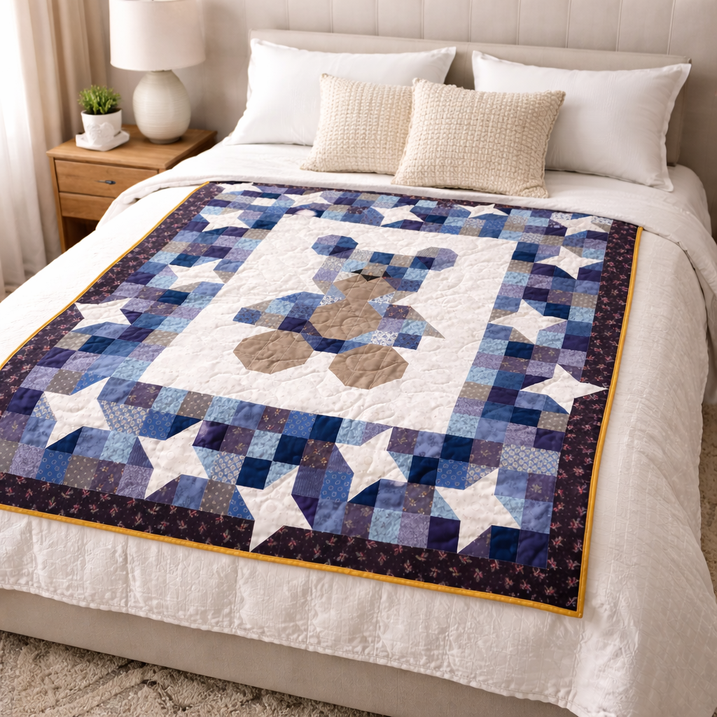 Starlight Teddy Quilt Pattern