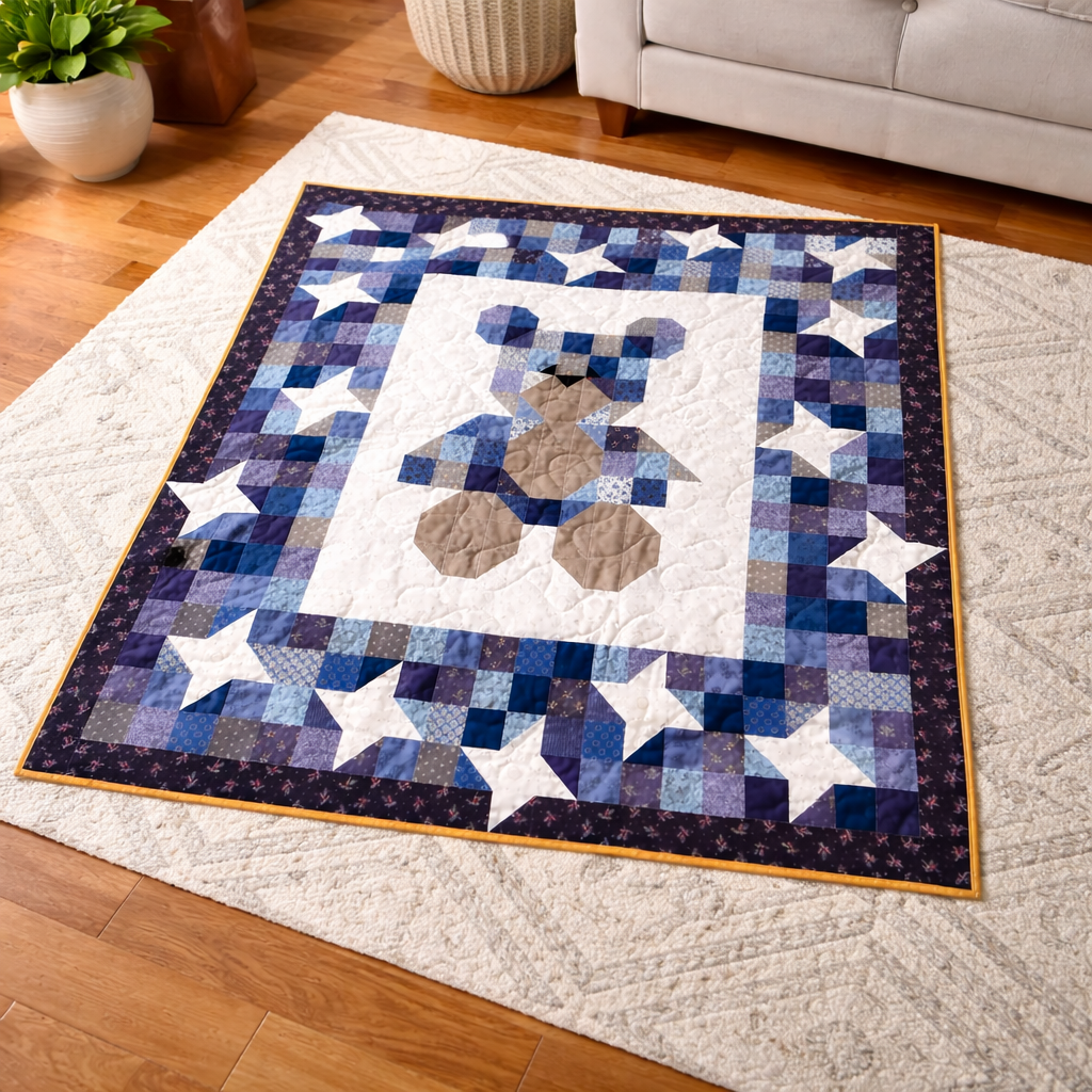 Starlight Teddy Quilt Pattern