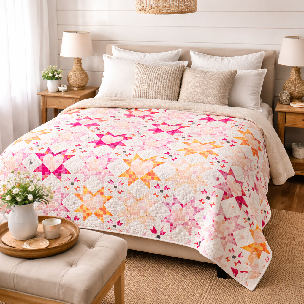 Starlit Love Quilt Pattern