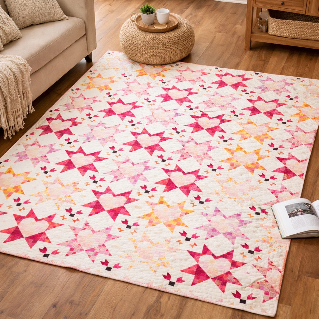 Starlit Love Quilt Pattern