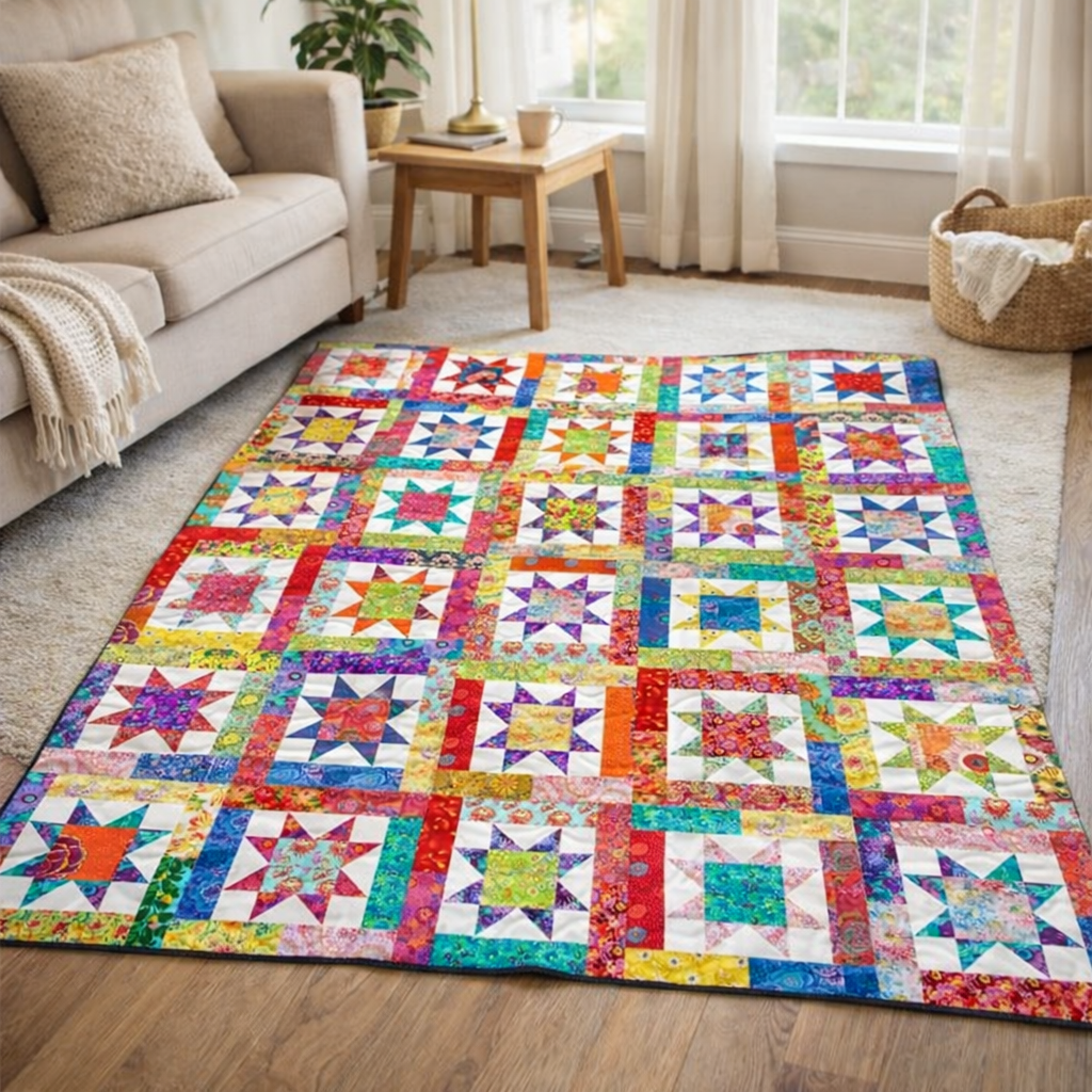 Stellar Kaleidoscope Quilt Pattern