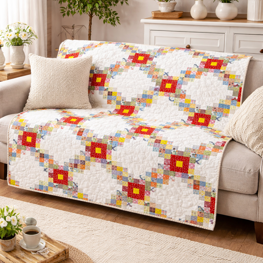 Sunburst Chains Quilt Pattern