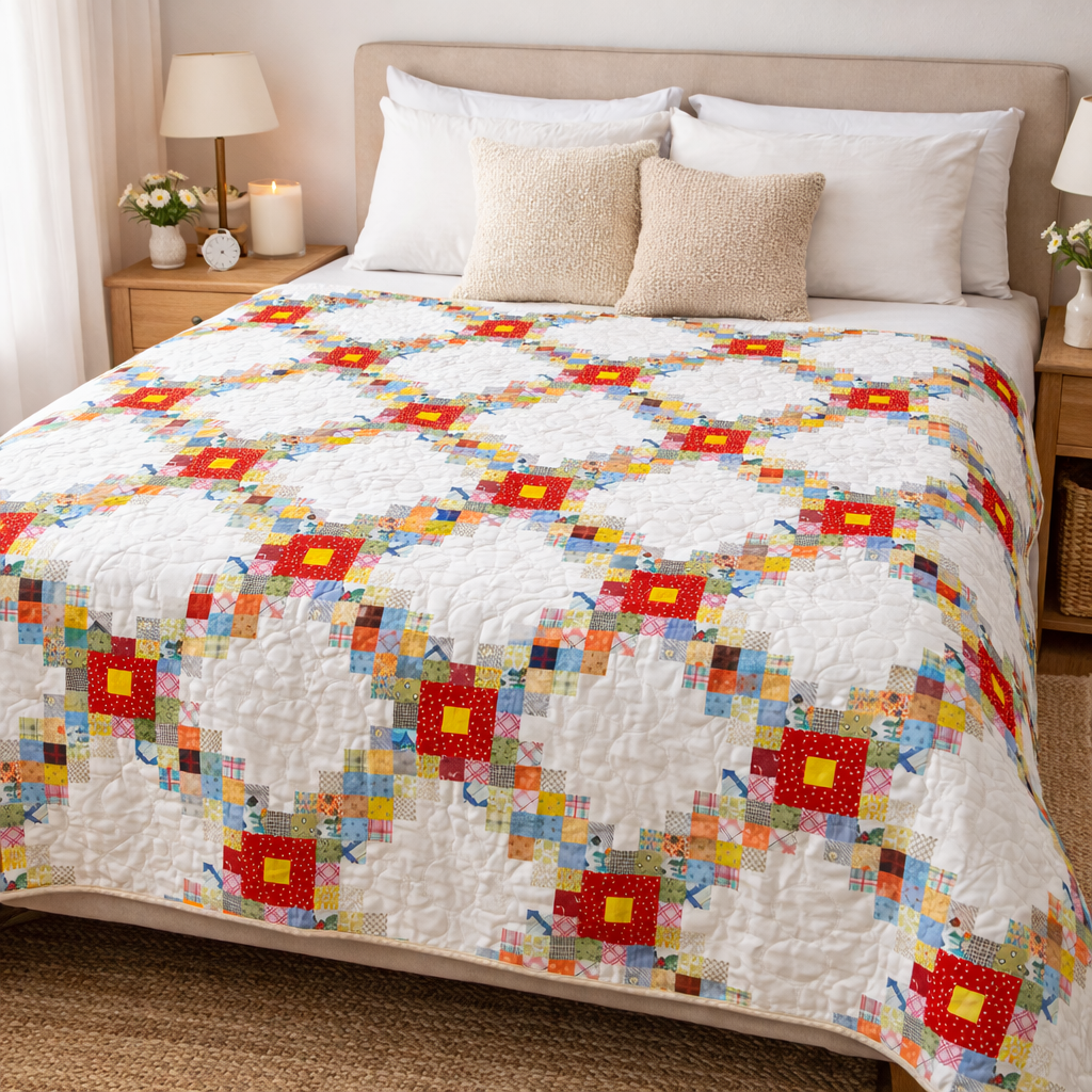 Sunburst Chains Quilt Pattern