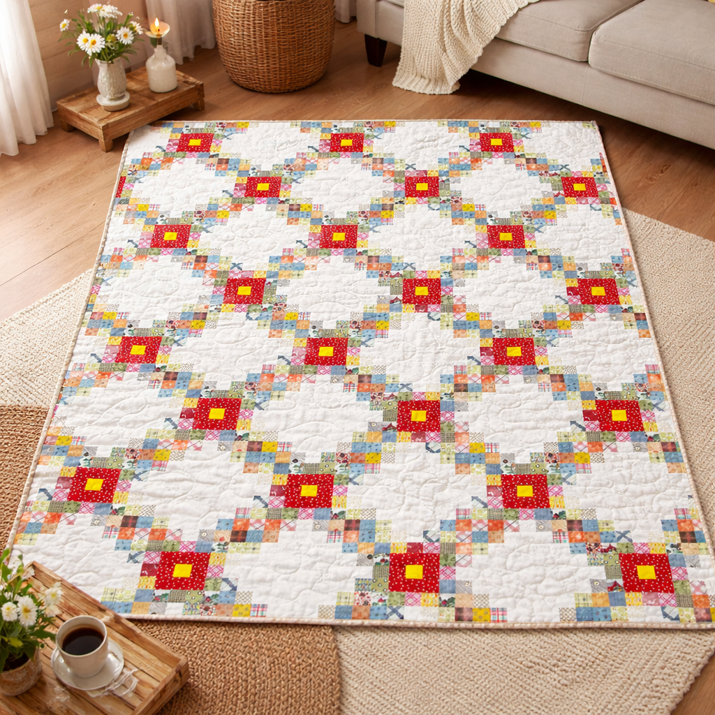 Sunburst Chains Quilt Pattern