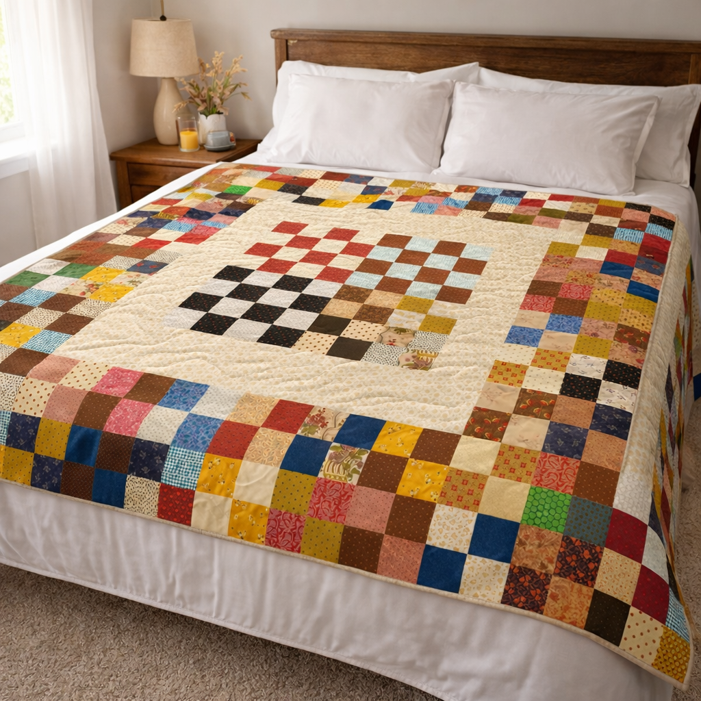 Sunshine Squares Quilt Pattern