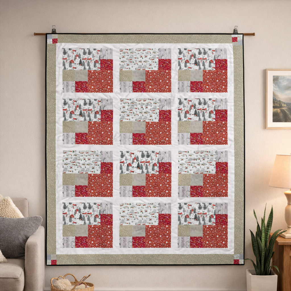 Winter Cabin Quilt Pattern