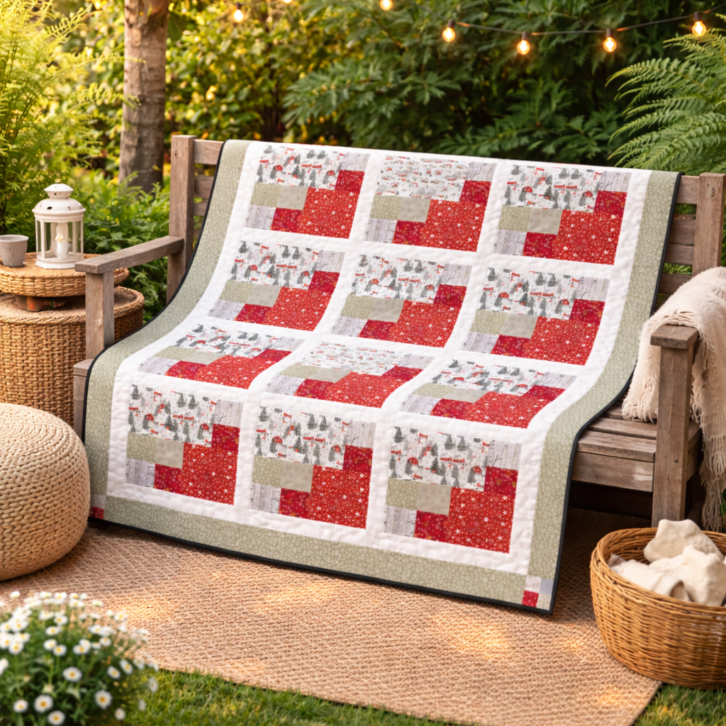 Winter Cabin Quilt Pattern
