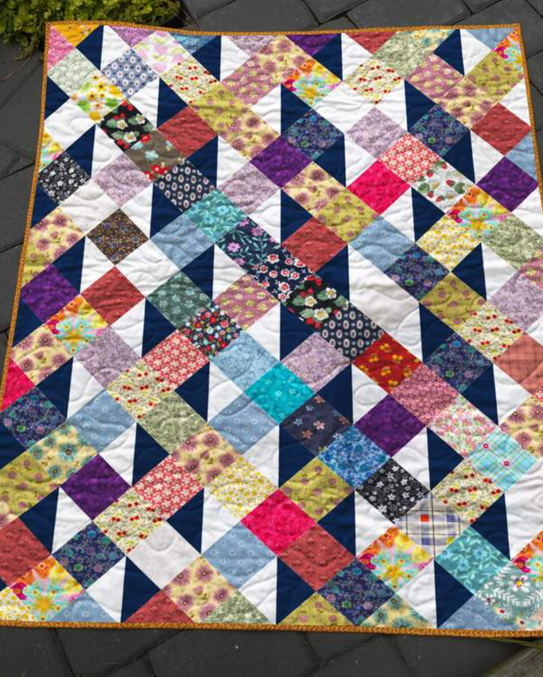 Colorful Corners Quilt Pattern